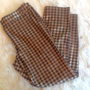 Limited gold houndstooth pants size 8